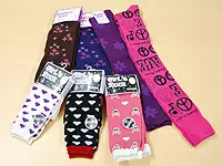 様々なデザインのくつ下。アイテム数は3000品種にもなるんです！