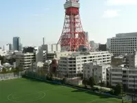 ベランダからはパノラマで東京タワーが…。　絶景です♪