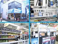 横浜駅前店　駅から徒歩一分の好立地にはいつもお客様が溢れています。