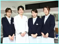 患者様への対応は笑顔を忘れずに。