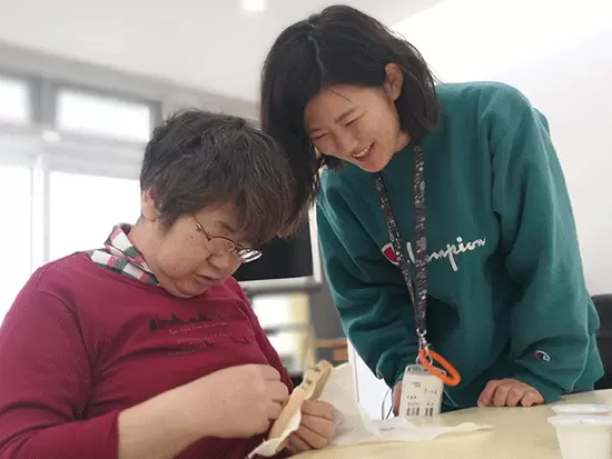 若手も多数活躍中。利用者様の笑顔が、みんなの活力に♪