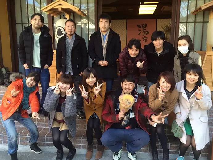 社員同士仲が良いため、イベントは毎回大盛り上がり。上記は熱海合宿での一コマです！
