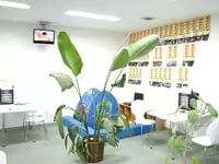 お子さん連れのお客様が来店した際には、奥のプレイコーナーで一緒に遊ぶことも。