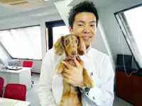 当社のトップ1、トップ2。社長と本部長のミュウちゃんです！