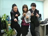 カメラを向けると3人で決めポーズ！楽しいことがとにかく大好きな仲間たちなんです。
