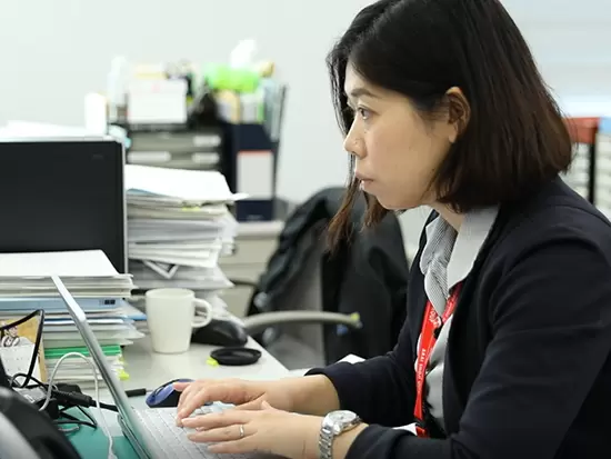 直近１年間の定着率は９０％以上！ほとんどの社員が長く働き続けています！