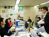 皆でアイデアを出し合えるアットホームな職場です