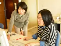 分からないことがあれば、いつでも相談できる環境があるから安心。