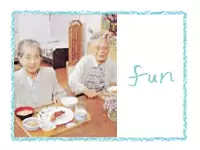「お食事の時間が1日の中で一番楽しみ」満面の笑みの利用者様