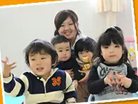 保育ルーム完備なので、小さな子どもがいるママも安心★