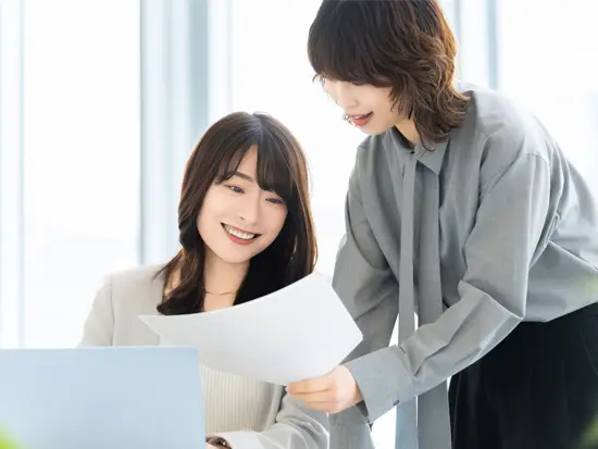 わからないことは都度相談しながら業務を進められます。