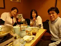 歓迎会の一コマ。スタッフ同士の仲が良い事は当社の大きな特徴です！