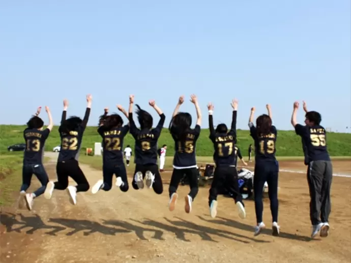 サークル活動もさかんに行っています！これからプレイボールの1ショット♪