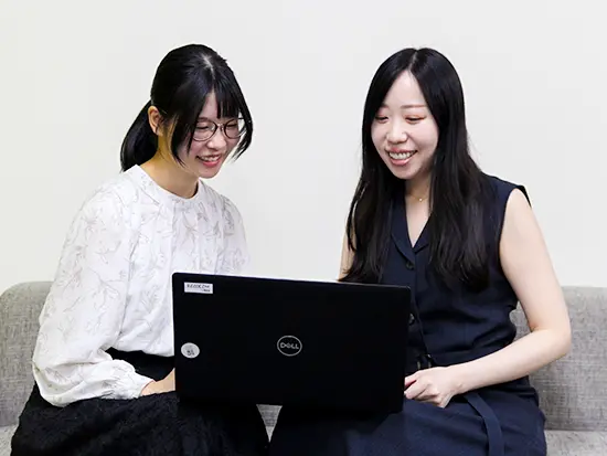 先輩スタッフがイチからレクチャー。疑問点はどんなことでも聞いてください！