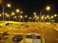 夜になりライトアップされた教習所の眺めは抜群です。