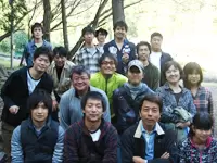 BBQ後の風景。社外でも仲がいいのが当社の特徴！