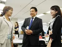 働きやすさはスミセイの最大の自慢です。年齢や性別の壁はなく、チームワークもバツグンの組織です。