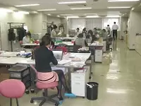 実際の就業中の様子（午前10時50分）