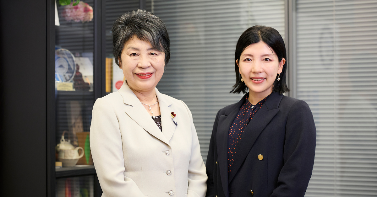 編集長小林佳代子が衆議院議員・上川陽子さんと女性のキャリアについて対談