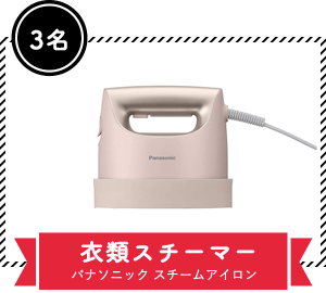 3名 衣類スチーマー パナソニック スチームアイロン