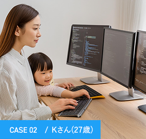 CASE 02　/  Kさん(27歳) 