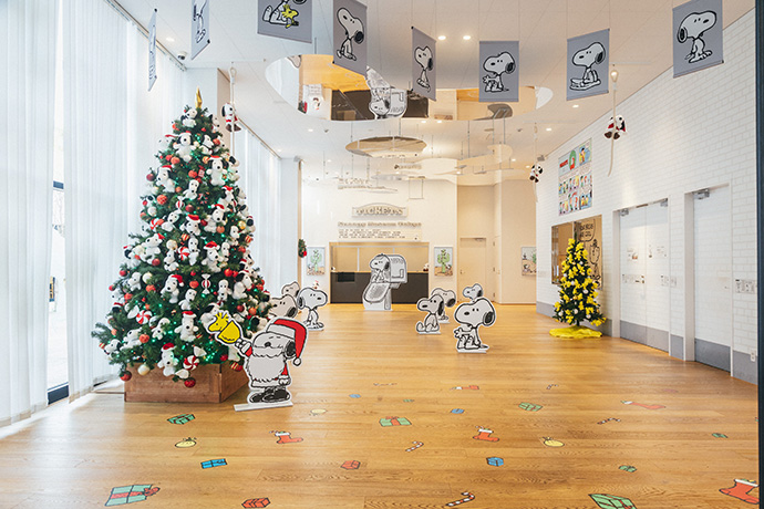 スヌーピーミュージアム「ハッピークリスマス」館内写真