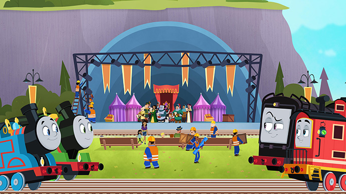 『映画 きかんしゃトーマス いっしょに歌おう!ドレミファ♪ソドー島』場面画像