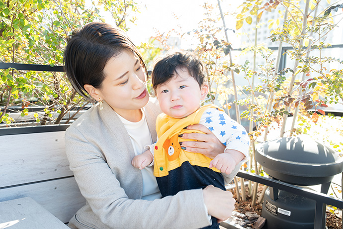 インタビューに答える株式会社DSK代表取締役社長の篠田美穂さん