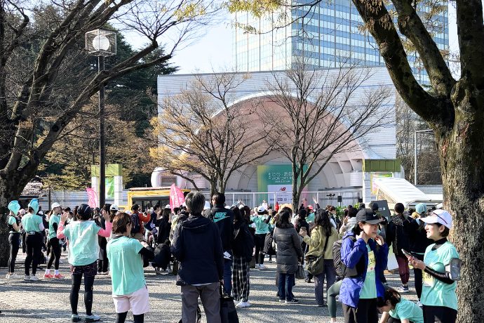 Woman's run会場の様子