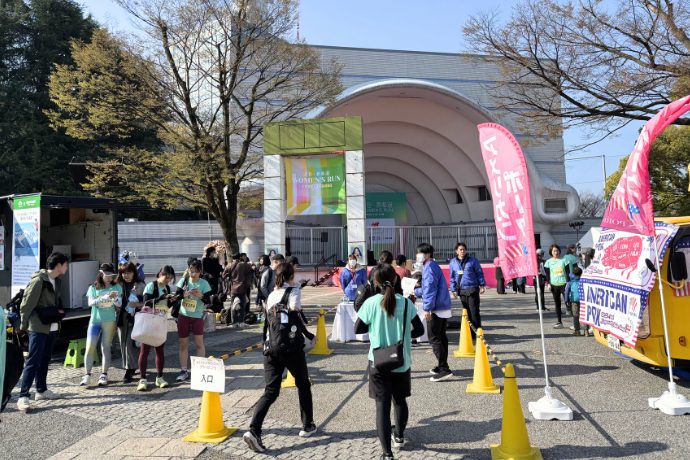 Woman's run会場の様子