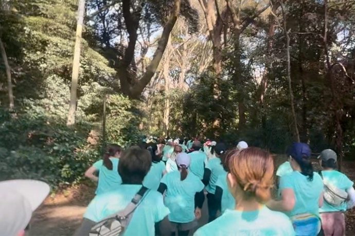 Woman's run会場の様子