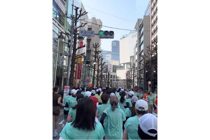 Woman's run会場の様子
