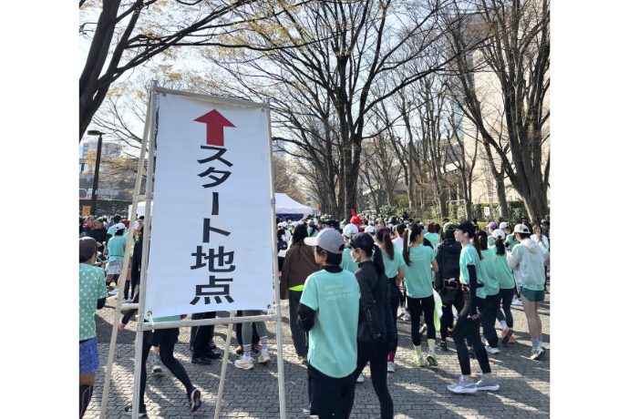 Woman's run会場の様子