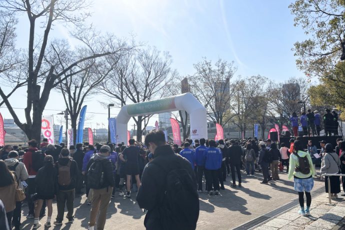 Woman's run会場の様子