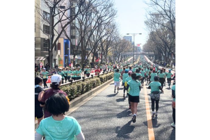 Woman's run会場の様子