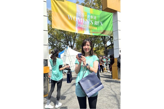 Woman's run会場の様子