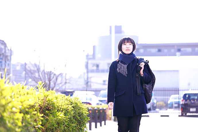 横浜市交通局で地下鉄運輸職員（助役）として働く山下千奈さん（仮名）が出勤するときの様子