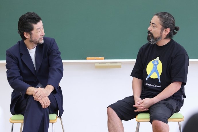 浅野忠信さんとのオーディション風景